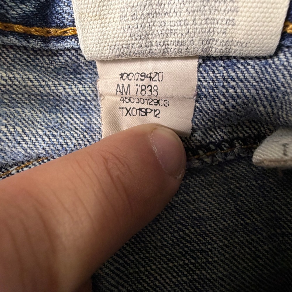 Ariat Jeans Mens 31x36 Fits (30x33) M4 Low Rise Boot Cut Blue Light Wash Denim - Picture 8 of 10